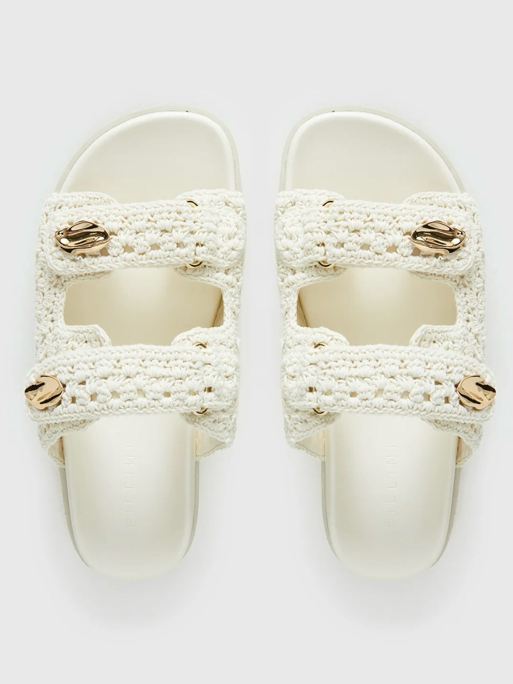 NWT Princess Polly Show Me Your MuMu Billini Aricella Sandals Cream - Size 7